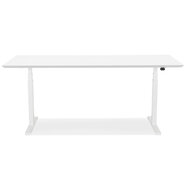 Maysun - Elektrisch Zit-Sta Bureau - COMFORT Wit - Wit 180x90cm