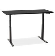 Maysun - Elektrisch Zit-Sta Bureau - COMFORT Zwart - Zwart 150x70cm