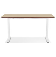 Maysun - Zit-Sta Bureau -BASIC Naturel - Wit 150x70cm