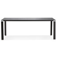 Maysun - Design Vergadertafel - LUX - Zwart Glas 200X100cm