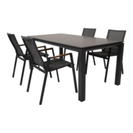 i.c.m Outdoor Living - Tafel Monaco Negro 180x90cm