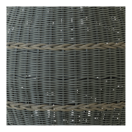 Outdoor Living - Poef Laos wicker groen &oslash;46x40cm