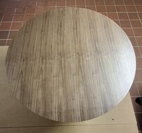 Maysun - Design Eettafel - MANDY Walnoot &Oslash;120 CM (Showroommodel)