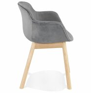 Maysun - Design Stoel - FRIDA Grijs - Naturel