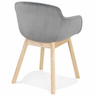 Maysun - Design Stoel - FRIDA Grijs - Naturel