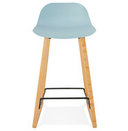 Halfhoge kruk &#039;MAKI MINI&#039; blauw Scandinavische stijl