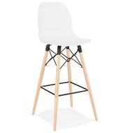 Design barkruk &#039;COSMIK&#039; wit Scandinavische stijl