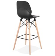 Design barkruk &#039;COSMIK&#039; zwart Scandinavische stijl