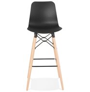 Design barkruk &#039;MOZAIK&#039; zwart Scandinavische stijl