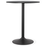 Staantafel / hoge tafel &#039;BRASILIA&#039; zwart - &Oslash; 90 cm