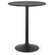 Staantafel / hoge tafel &#039;BRASILIA&#039; zwart - &Oslash; 90 cm