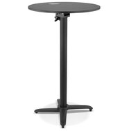 Zwarte ronde vouwtafel &#039;PENUMBRA&#039; - &Oslash; 68 cm