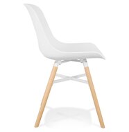 Witte design stoel &#039;GLADYS&#039;