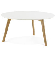 Lage ronde salontafel &#039;KOFY&#039; Scandinavische stijl