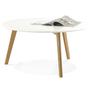 Lage ronde salontafel &#039;KOFY&#039; Scandinavische stijl