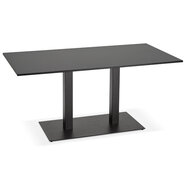 Design tafel / bureau &#039;AUSTIN&#039; zwart - 160x80 cm