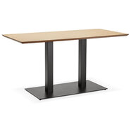 Design tafel / bureau &#039;ZUMBA&#039; met natuurlijk houten afwerking - 150x70 cm