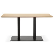 Design tafel / bureau &#039;ZUMBA&#039; met natuurlijk houten afwerking - 150x70 cm