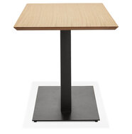 Design tafel / bureau &#039;ZUMBA&#039; met natuurlijk houten afwerking - 150x70 cm