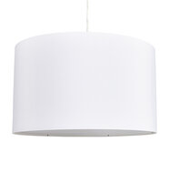 Ronde hanglamp &#039;BUNGEE&#039; met witte lampenkap