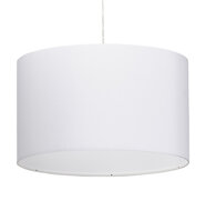 Ronde hanglamp &#039;BUNGEE&#039; met witte lampenkap