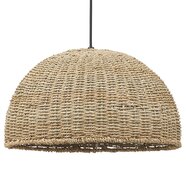 Natuurkleurige hanglamp &#039;ATLANTICO&#039; van zeegras