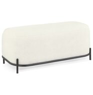 Designbank &#039;ORSO BENCH&#039; in beige boucl&eacute;stof