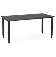 Vergadertafel / design bureau FOCUS&#039; in het zwart - 160x80 cm