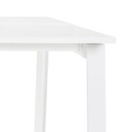 Witte vergadertafel/benchbureau &#039;AMADEUS SQUARE&#039; - 160x160 cm