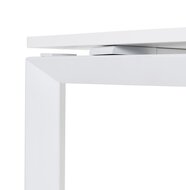 Witte vergadertafel / bench-bureau &#039;BAKUS SQUARE&#039; - 160x160 cm